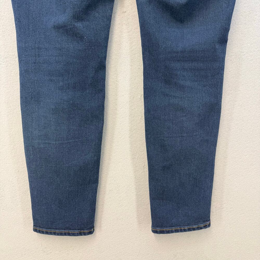 Free People Jeans Women's 29(8) Dark Blue Skinny Mid Rise Fit Minimalist Preppy - Picture 6 of 13